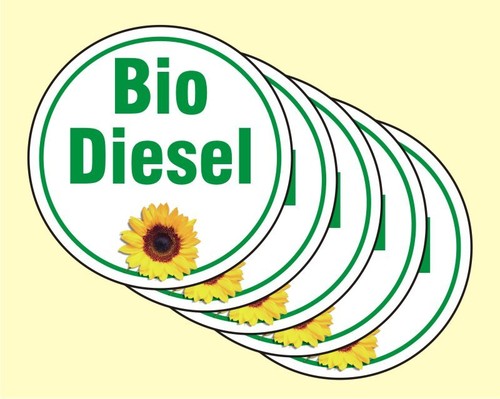 Aufkleber biodiesel bio - 5, x